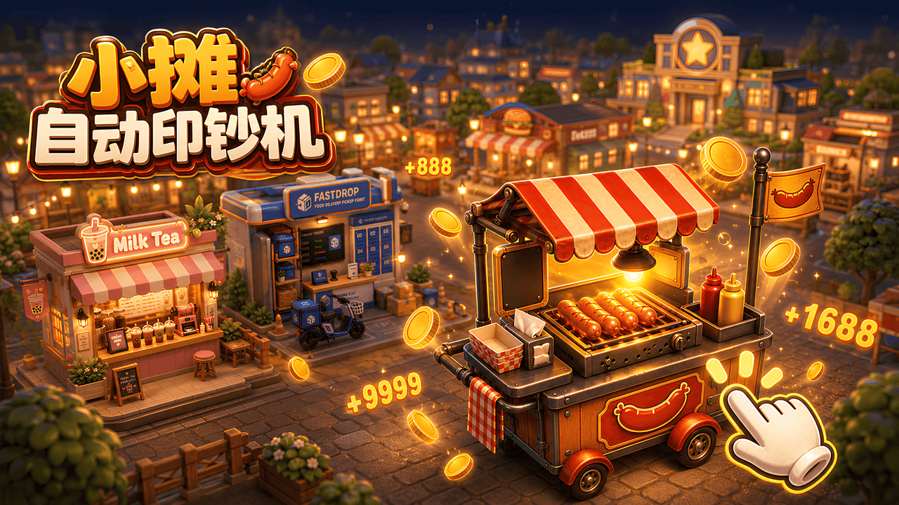 小摊自动印钞机 cover art